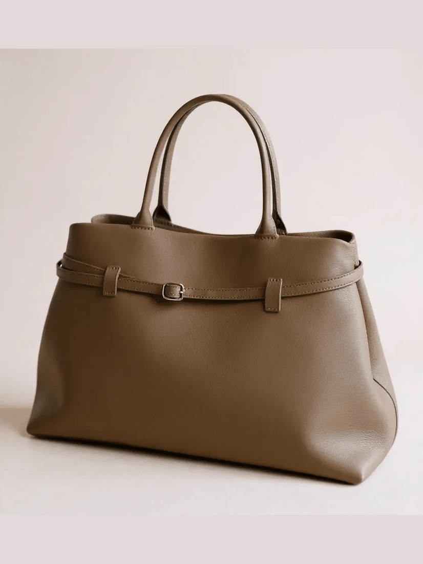 THE XL SARAH LARGE BELT TOTE BAG - Courbe et Compagnie