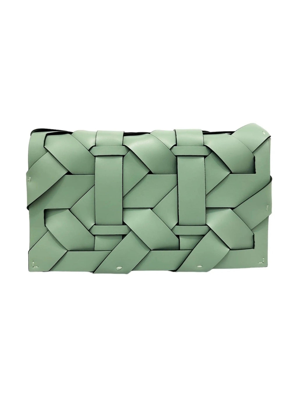 THE ZENOBIA WOVEN CLUTCH - Courbe et Compagnie