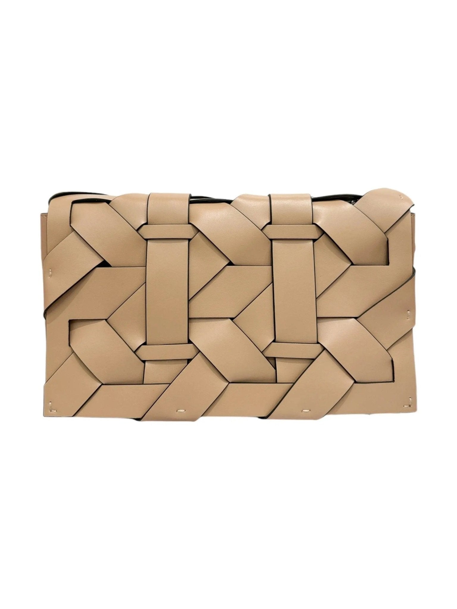 THE ZENOBIA WOVEN CLUTCH - Courbe et Compagnie