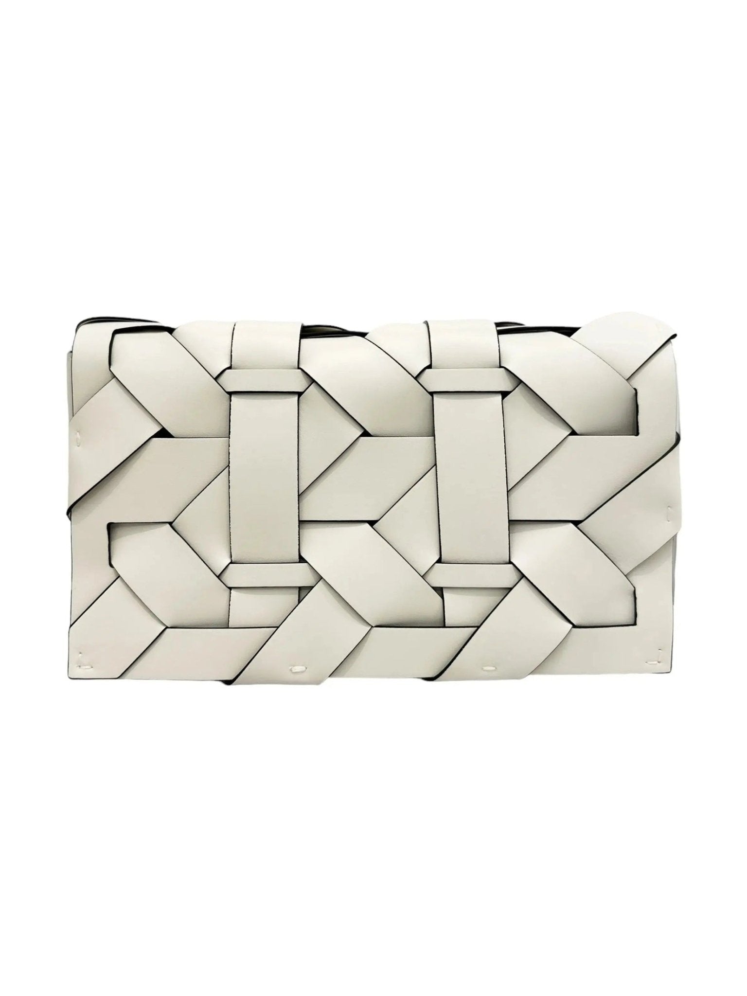 THE ZENOBIA WOVEN CLUTCH - Courbe et Compagnie