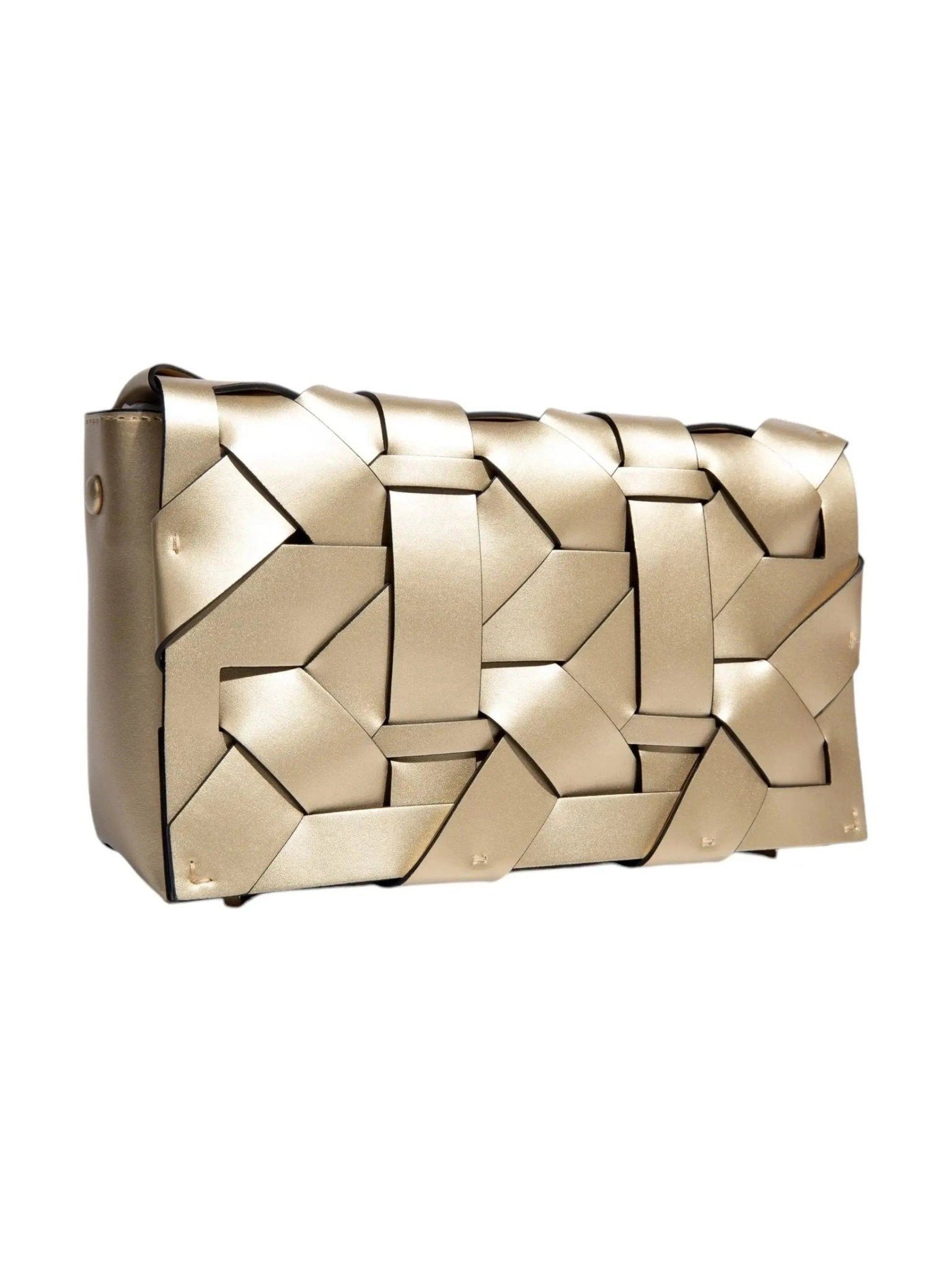 THE ZENOBIA WOVEN CLUTCH - Courbe et Compagnie
