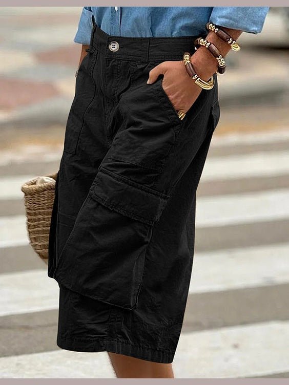 Three-dimensional Work Pants With Multiple Pockets And A 78 Length - Courbe et Compagnie