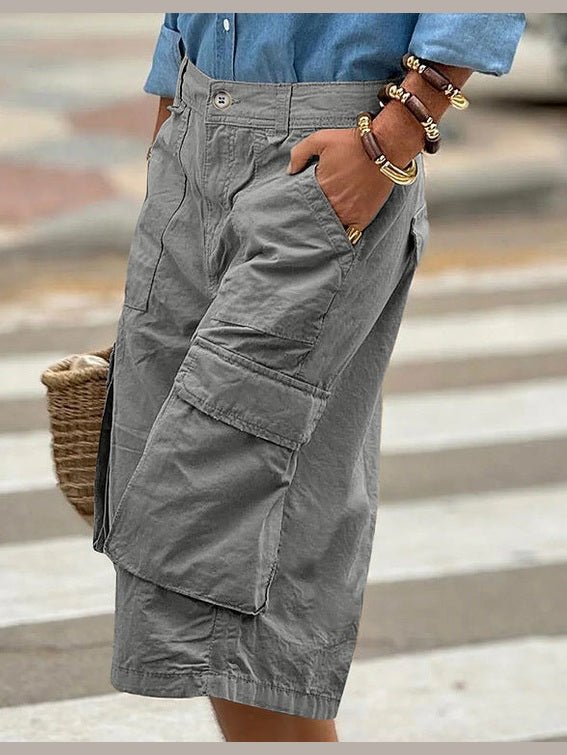 Three-dimensional Work Pants With Multiple Pockets And A 78 Length - Courbe et Compagnie