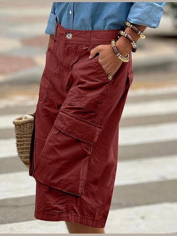 Three-dimensional Work Pants With Multiple Pockets And A 78 Length - Courbe et Compagnie