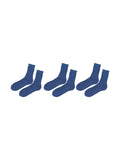 tittimitti® Women’s 100% Organic Cotton Boot Socks 3-Pack – Thick Warm Winter Crew Socks (Made in Italy) - Courbe et Compagnie