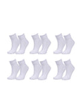 tittimitti Women’s 98% Organic Cotton Crew Socks 6-Pack – Breathable Everyday Comfort Socks - Courbe et Compagnie