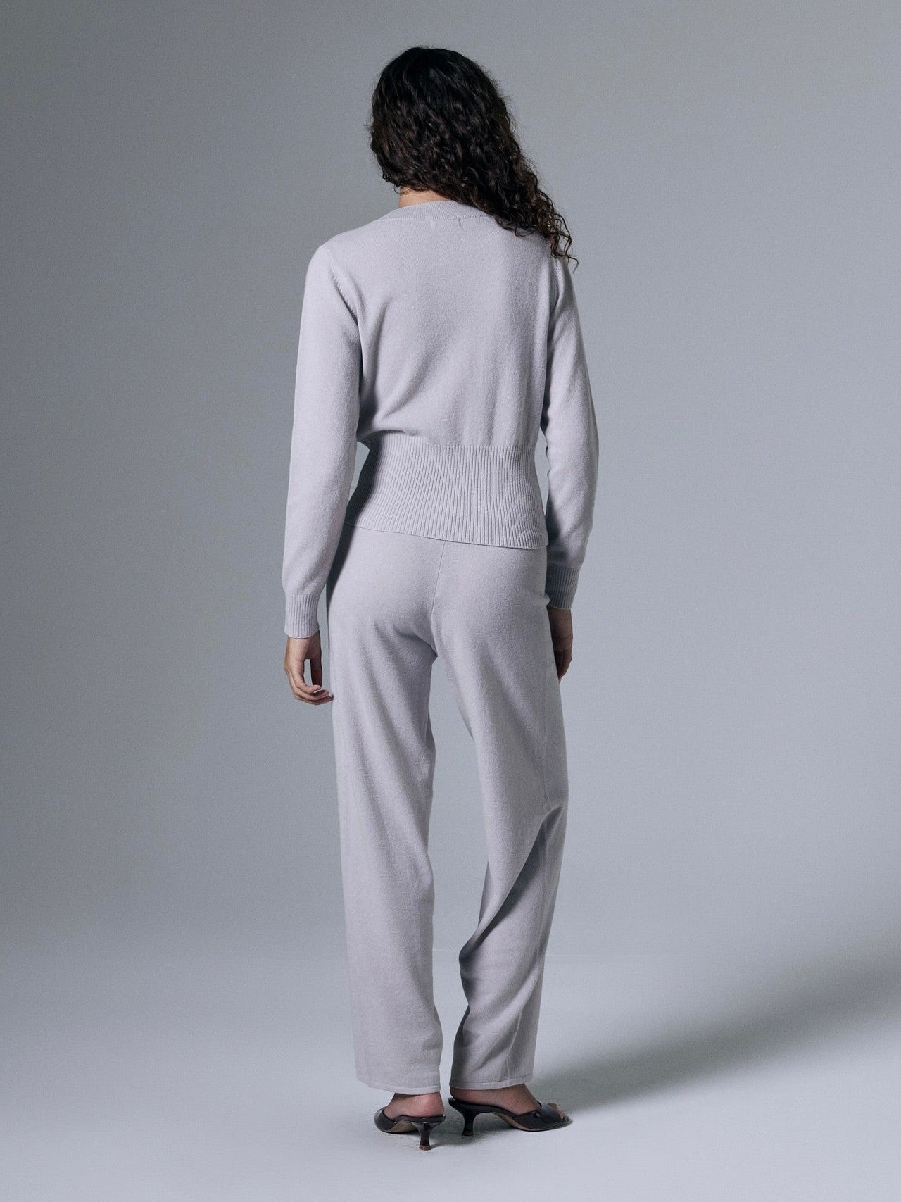 Tove Cashmere Layered Lounge Pants With Mid Waist Comfort - Courbe et Compagnie