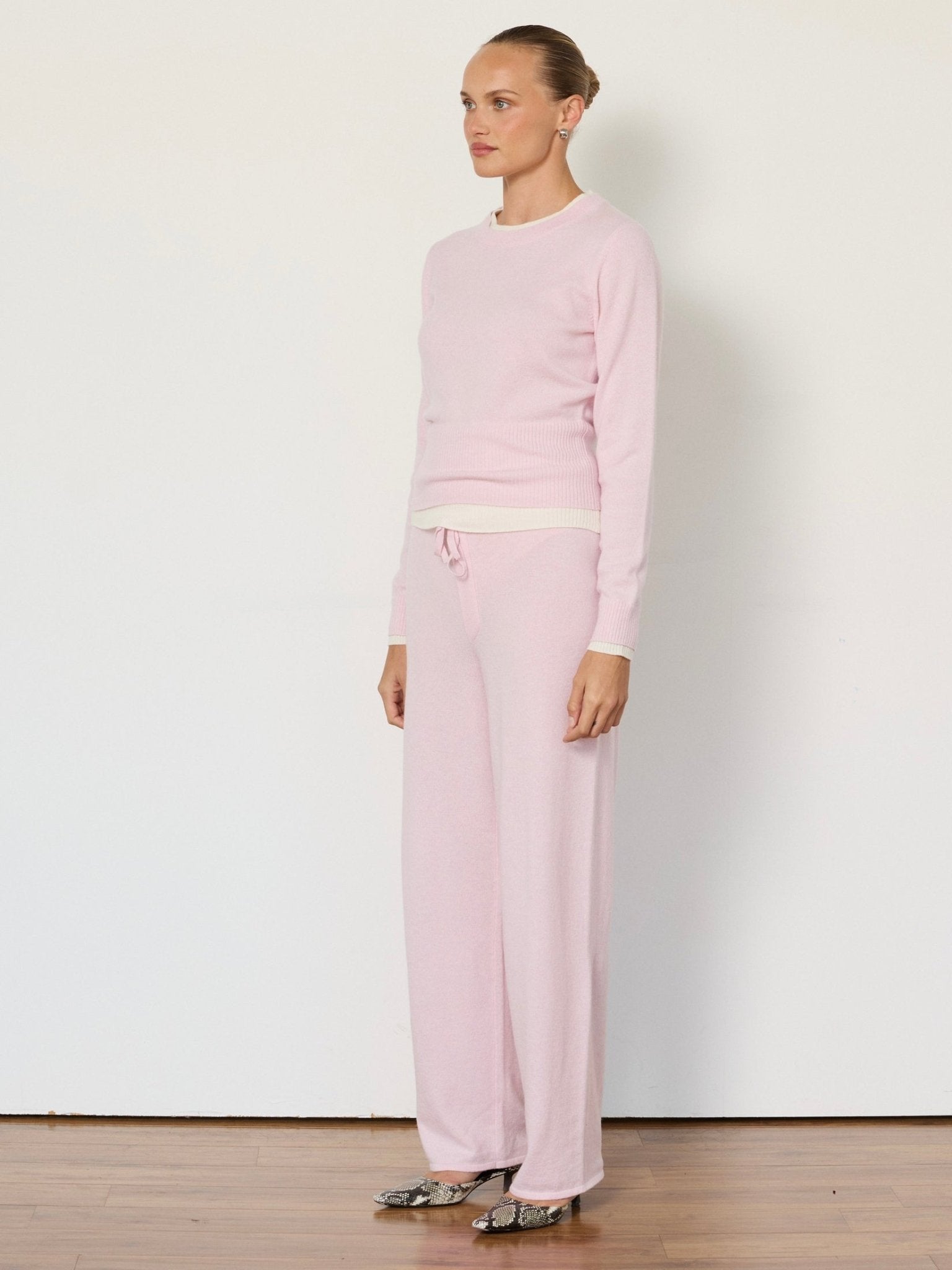 Tove Layered Cashmere Crewneck - Courbe et Compagnie