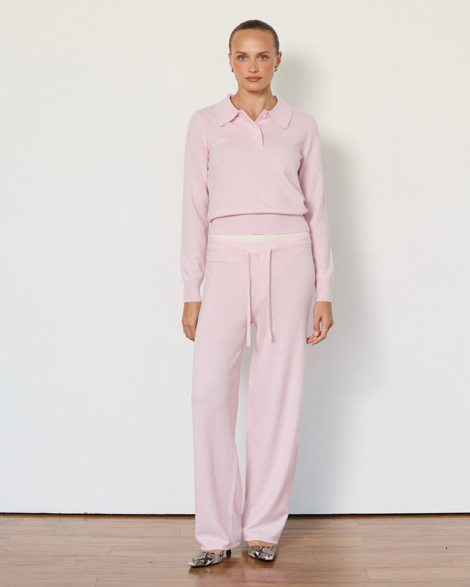 Tove Layered Cashmere Pant - Courbe et Compagnie