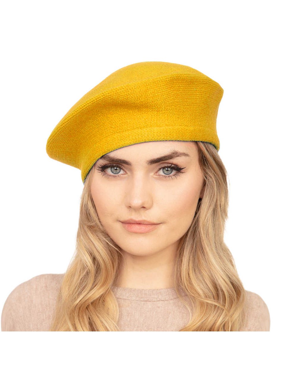 Trendy Fashionable Winter Stretchy Solid Beret Hat - Courbe et Compagnie
