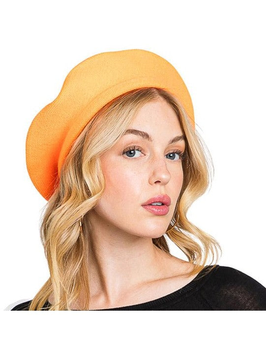 Trendy Fashionable Winter Stretchy Solid Beret Hat - Courbe et Compagnie