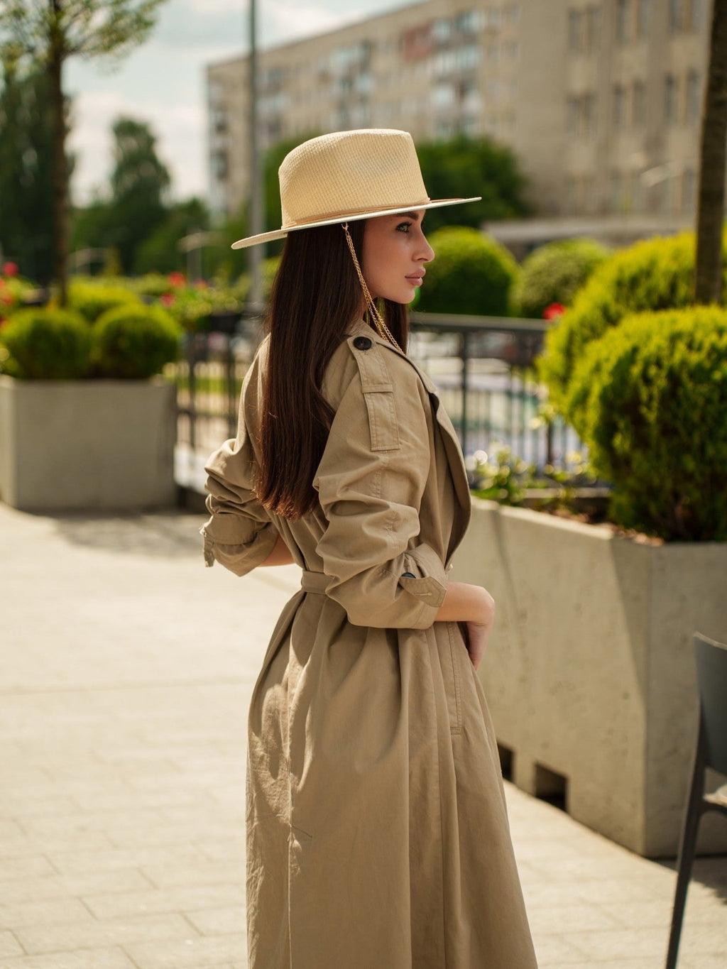 Tribli Doble-Chain Paper Straw Hat - Courbe et Compagnie