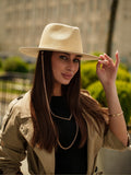 Tribli Doble-Chain Paper Straw Hat - Courbe et Compagnie