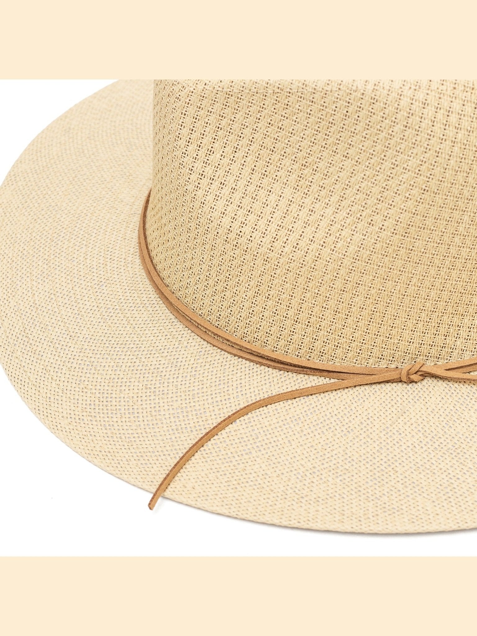 Tribli Doble-Chain Paper Straw Hat - Courbe et Compagnie