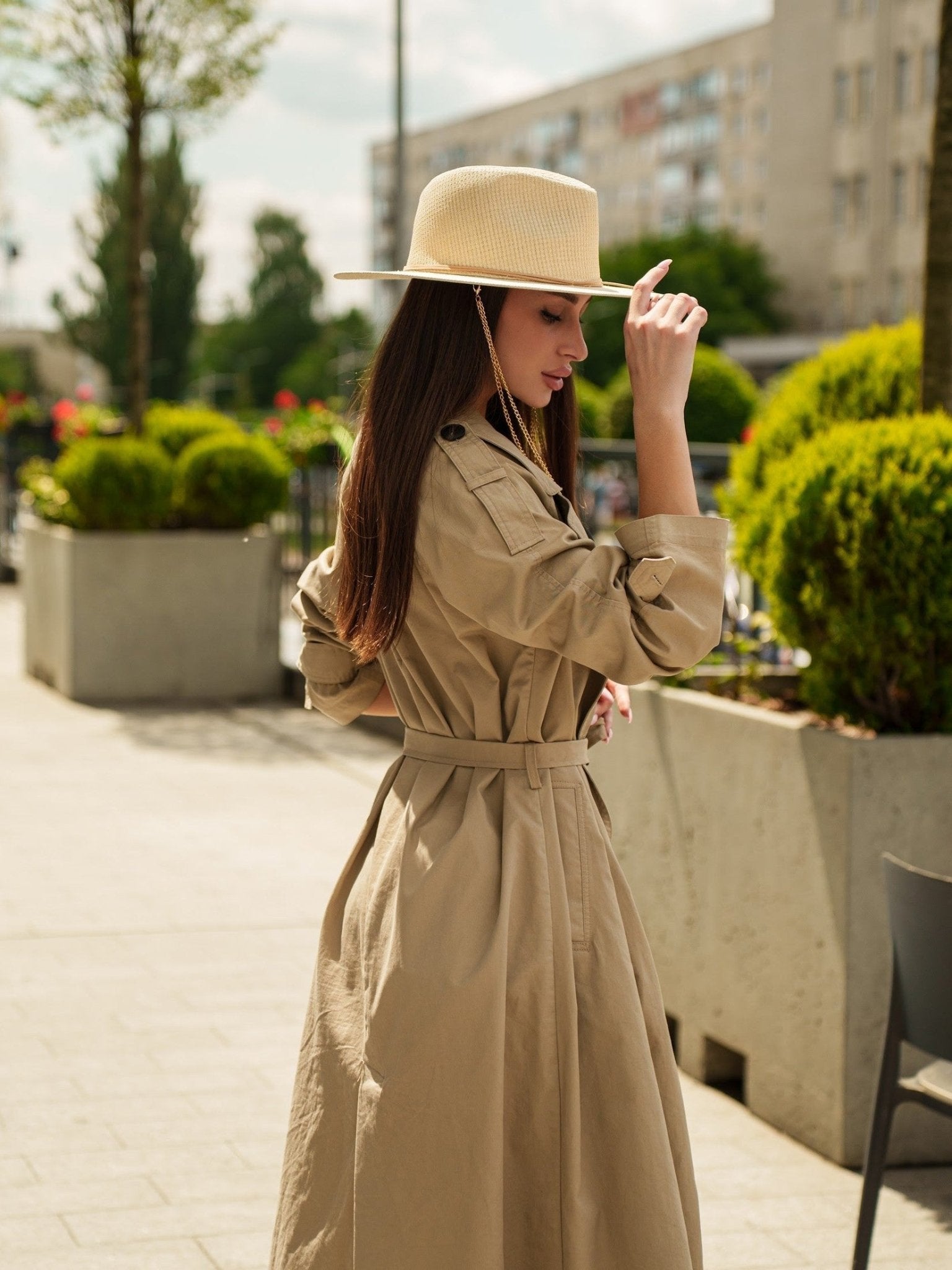Tribli Doble-Chain Paper Straw Hat - Courbe et Compagnie