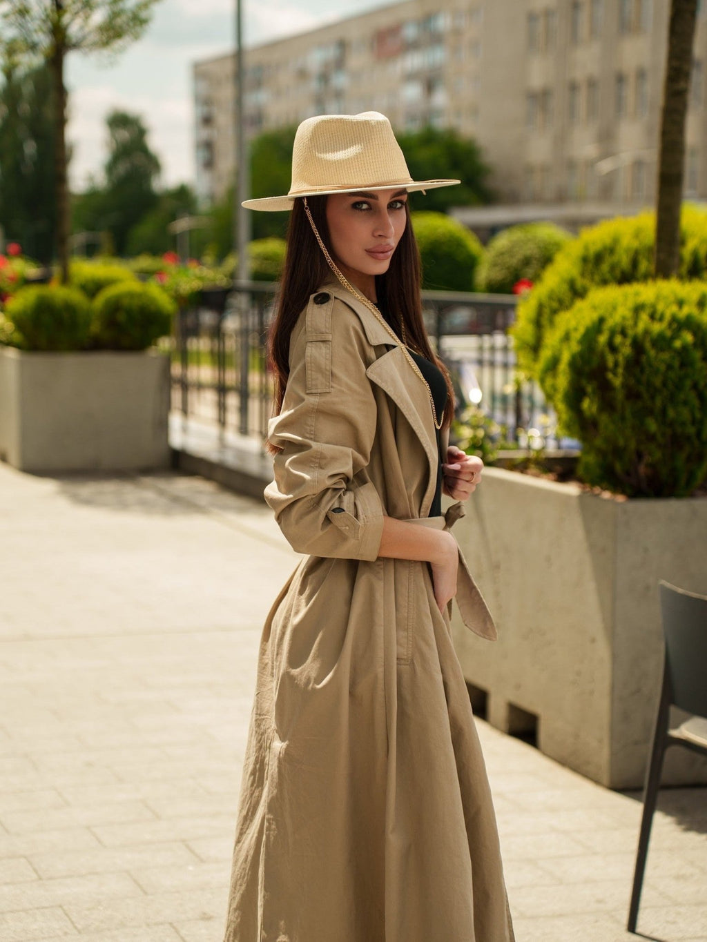 Tribli Doble-Chain Paper Straw Hat - Courbe et Compagnie