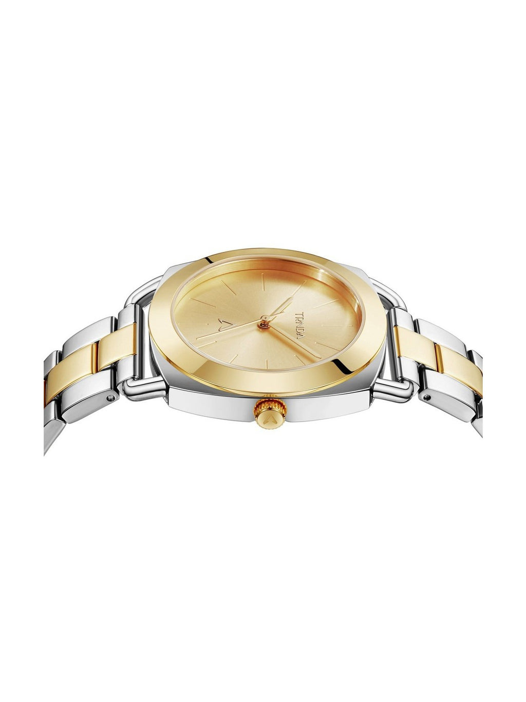 Trnda Women's Stainless Steel Watch, Silver-Gold Band | Trn-35.8 - Courbe et Compagnie