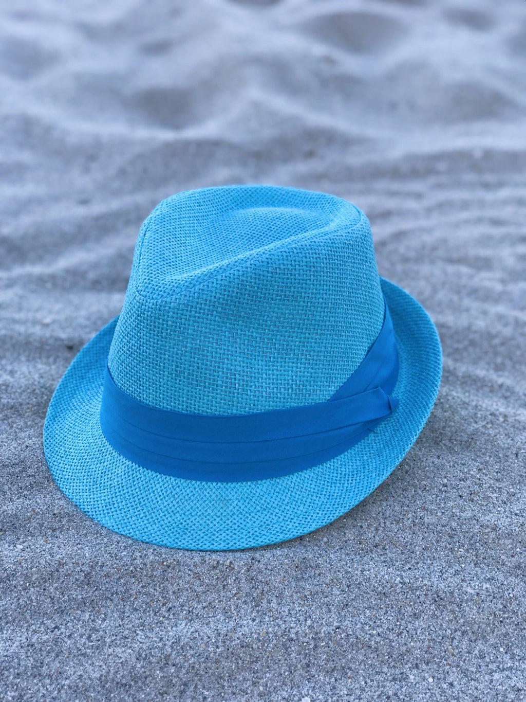 Turquoise Sun Fedora Hat - Courbe et Compagnie