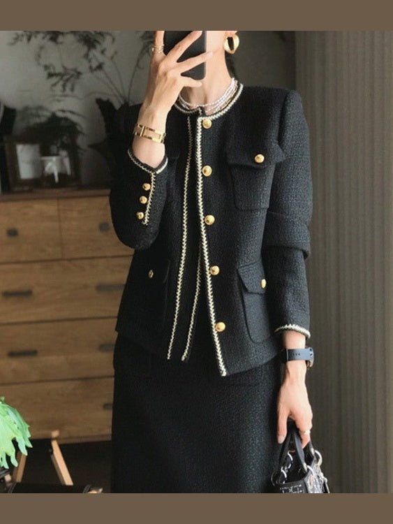 Tweed Skirt Suit - Courbe et Compagnie