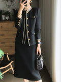 Tweed Skirt Suit - Courbe et Compagnie