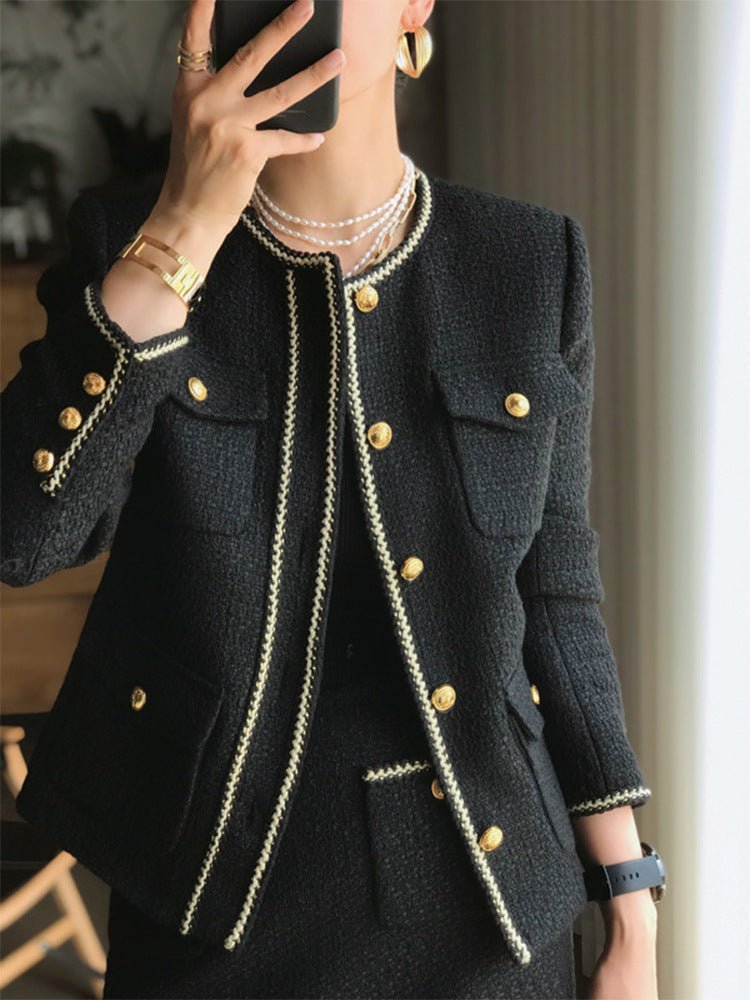 Tweed Skirt Suit - Courbe et Compagnie