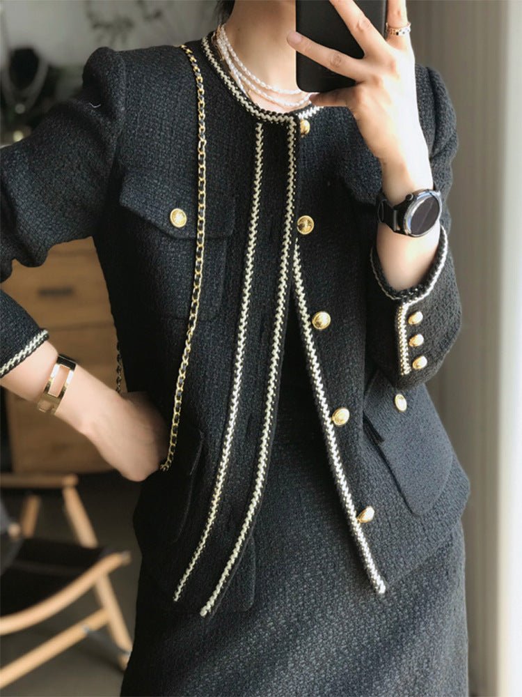 Tweed Skirt Suit - Courbe et Compagnie