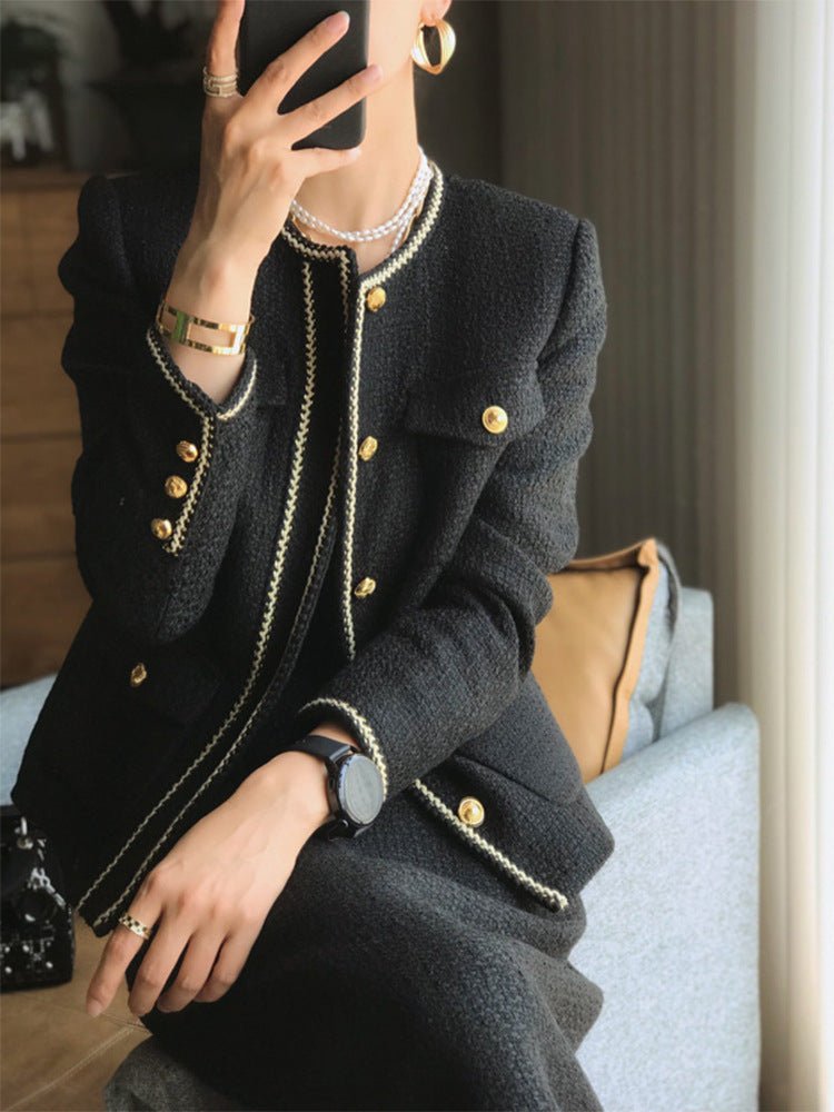 Tweed Skirt Suit - Courbe et Compagnie