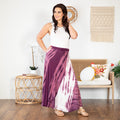 Twisted Maxi Tie-Dye Skirt - Courbe et Compagnie