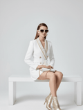 UPPER EAST SIDE Jeweled Chain Blazer Dress BYMANYC ® New York - Courbe et Compagnie