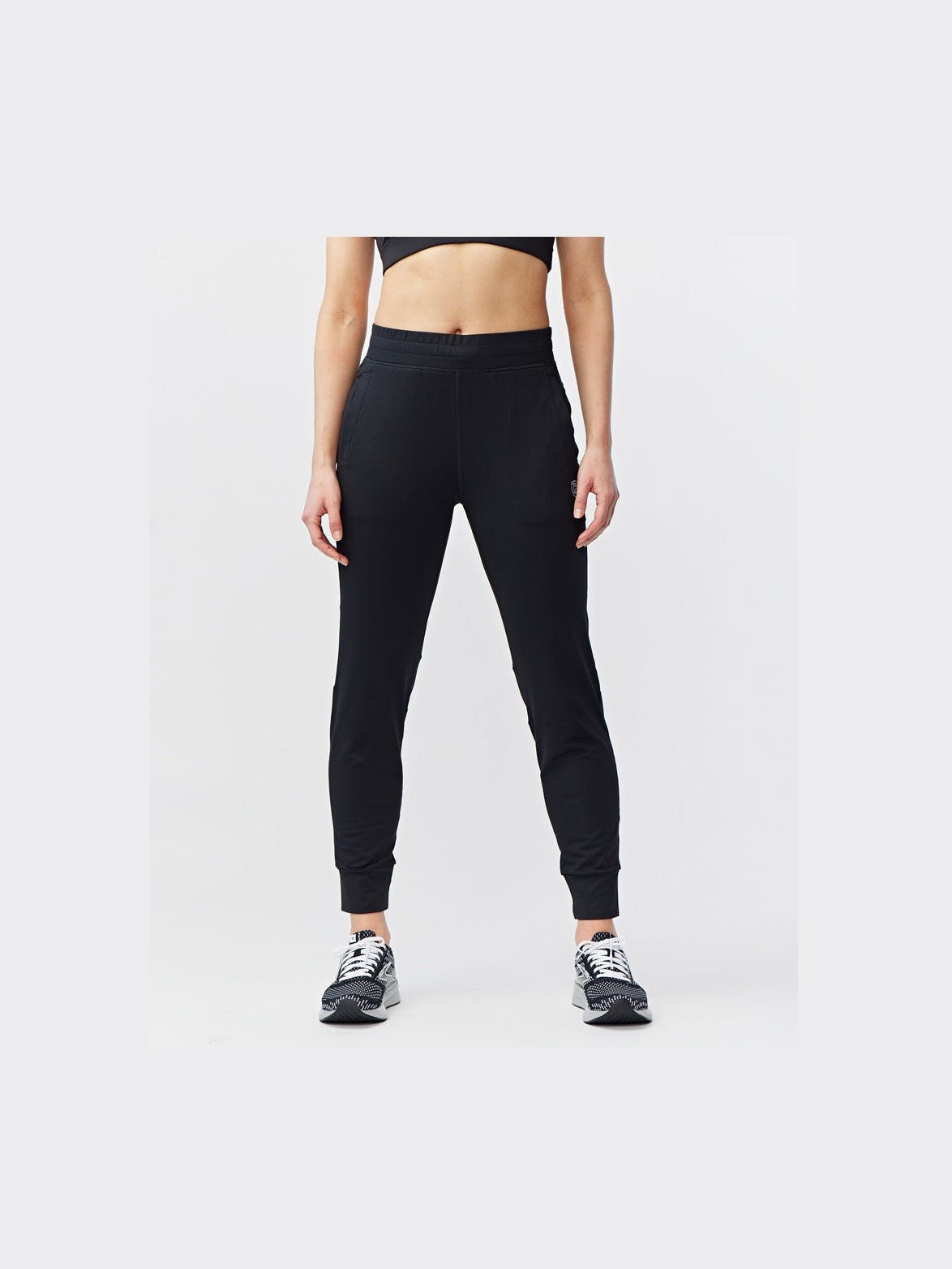 Valia Women's Black Jogger Pants - Courbe et Compagnie
