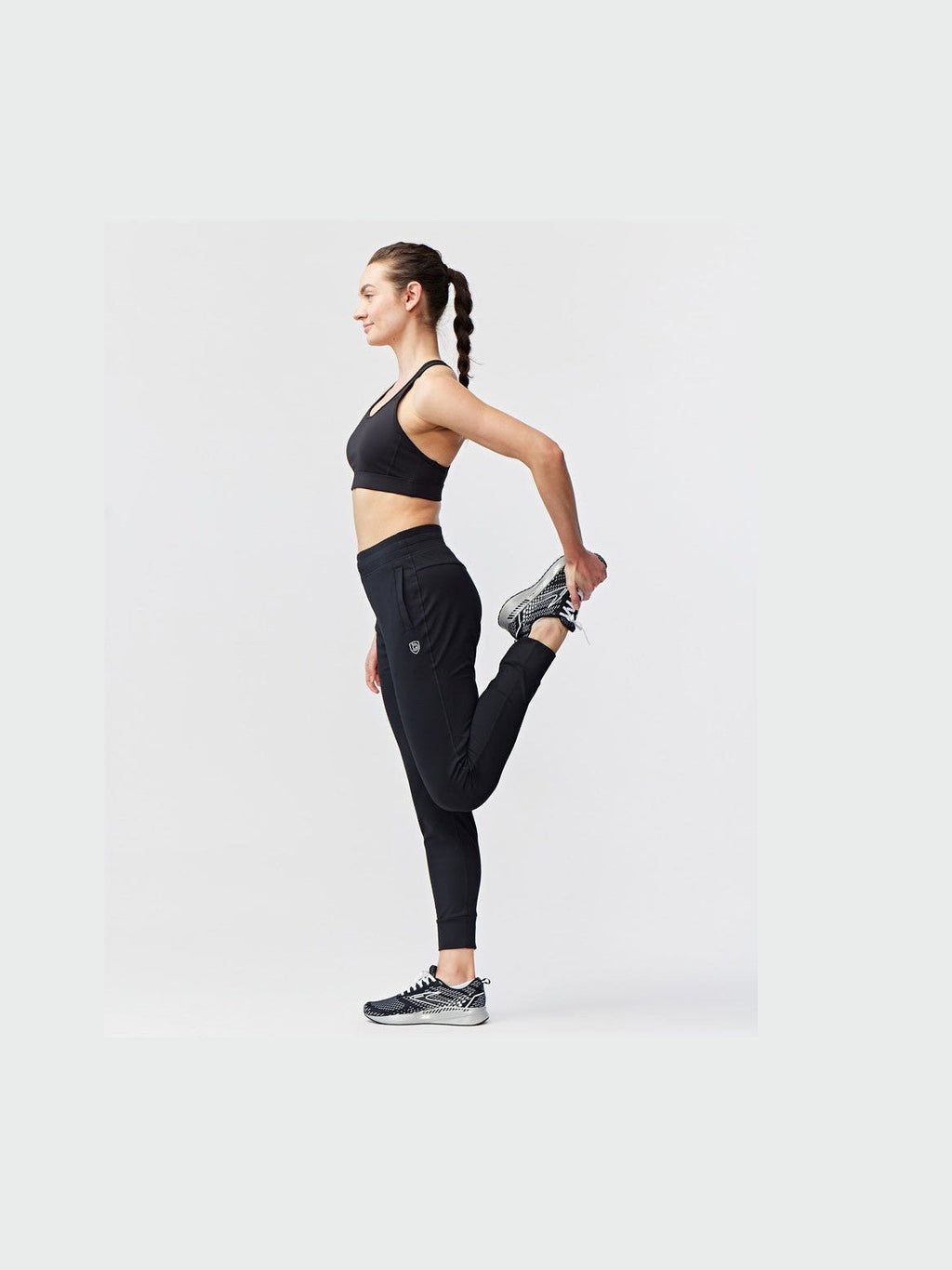 Valia Women's Black Jogger Pants - Courbe et Compagnie