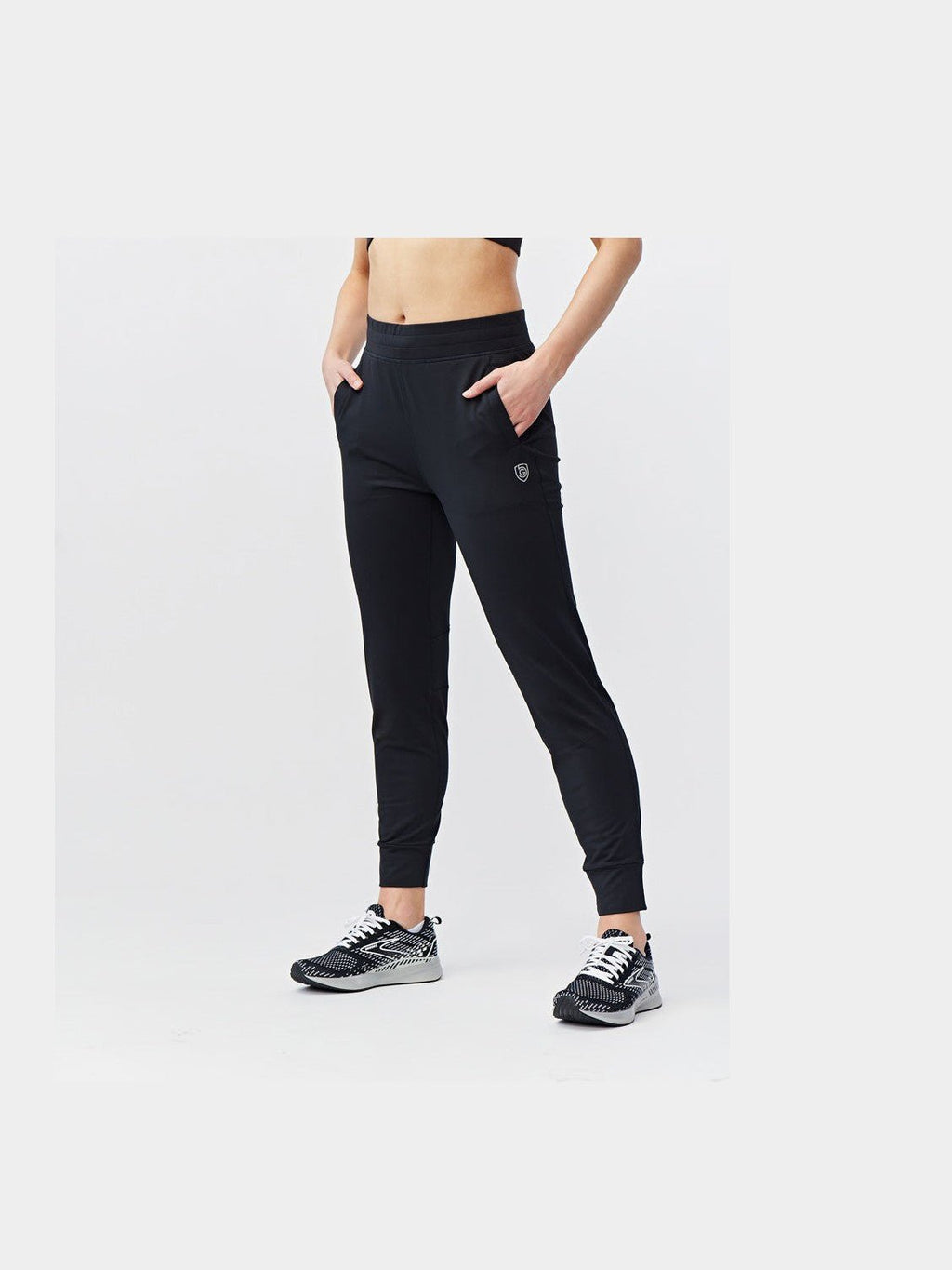 Valia Women's Black Jogger Pants - Courbe et Compagnie