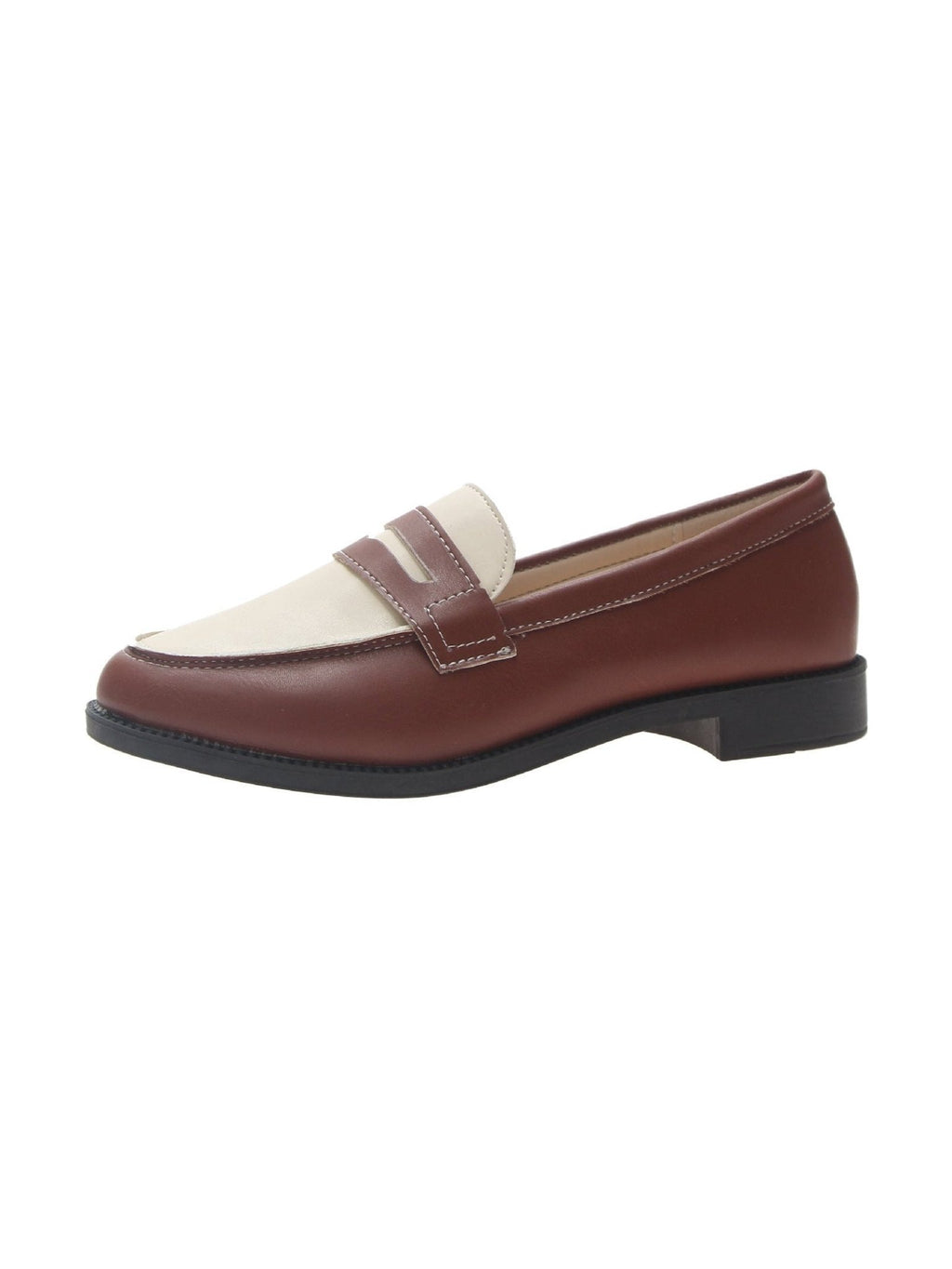 Vintage Slip-On Leather Shoes for Women - Courbe et Compagnie