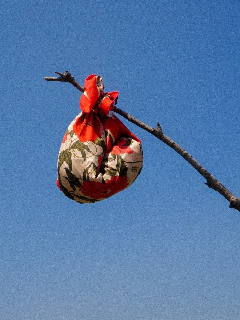 Whimsical Garden Silk Scarf - Courbe et Compagnie