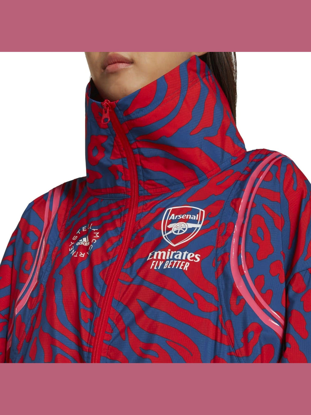 Women - Adidas by Stella McCartney x Arsenal woven presentation jacket 2022 - Courbe et Compagnie