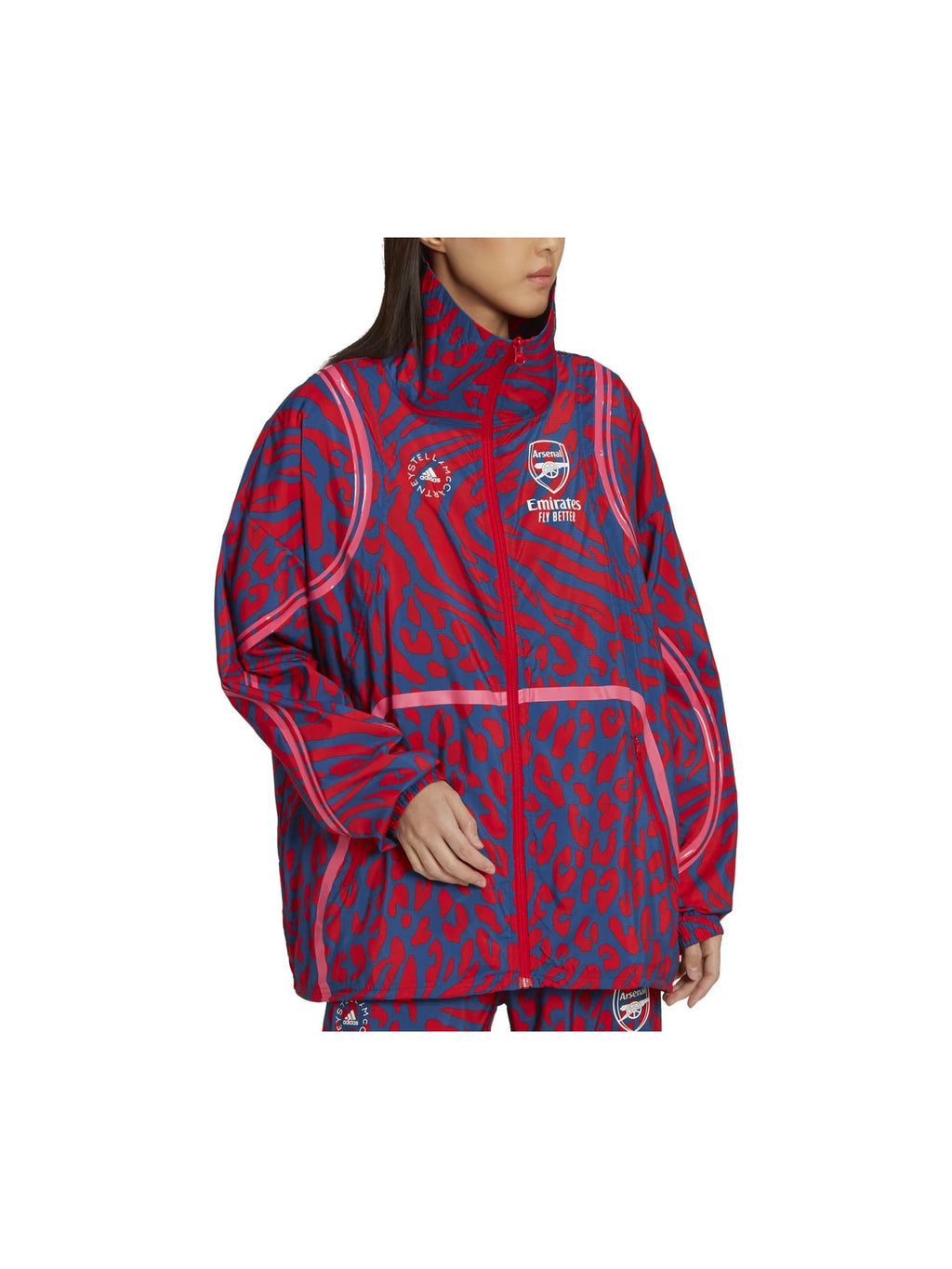 Women - Adidas by Stella McCartney x Arsenal woven presentation jacket 2022 - Courbe et Compagnie