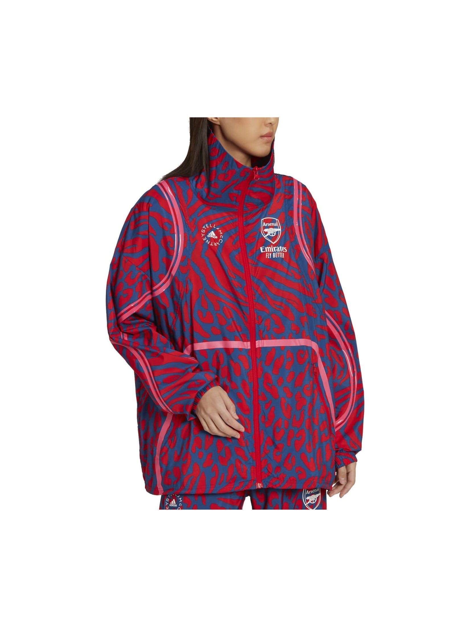 Women - Adidas by Stella McCartney x Arsenal woven presentation jacket 2022 - Courbe et Compagnie