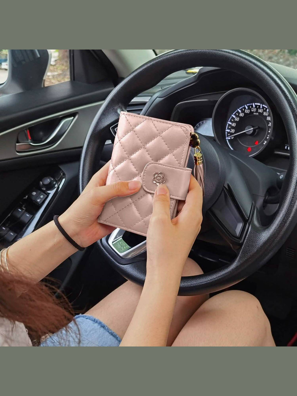 Women PU Leather Clutch Wallet - Courbe et Compagnie