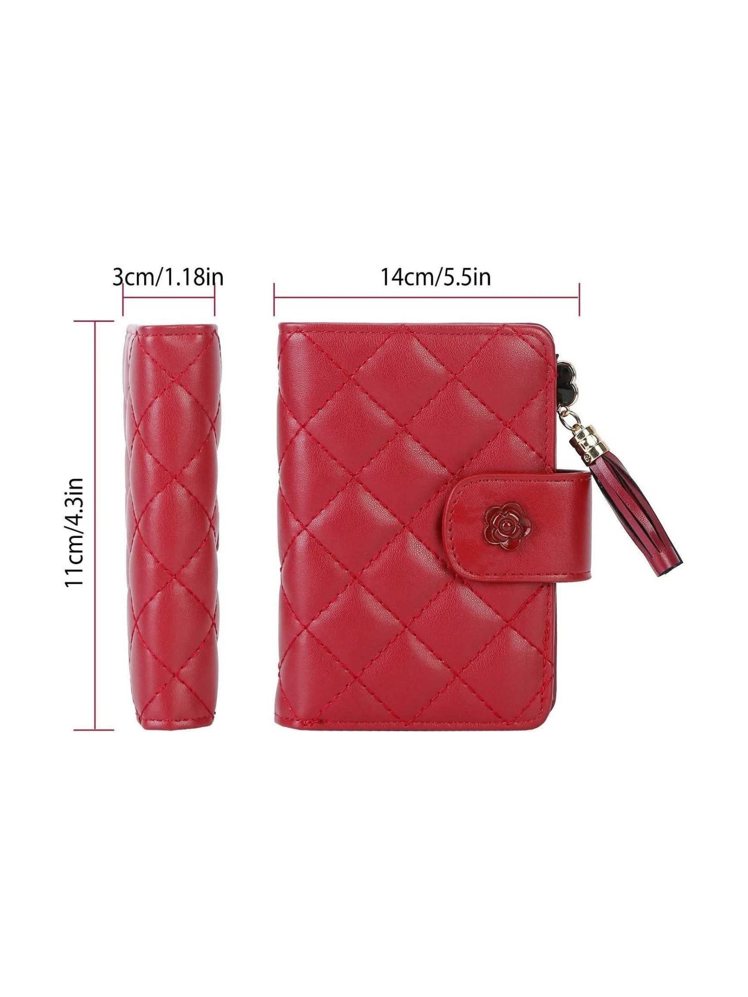 Women PU Leather Clutch Wallet - Courbe et Compagnie