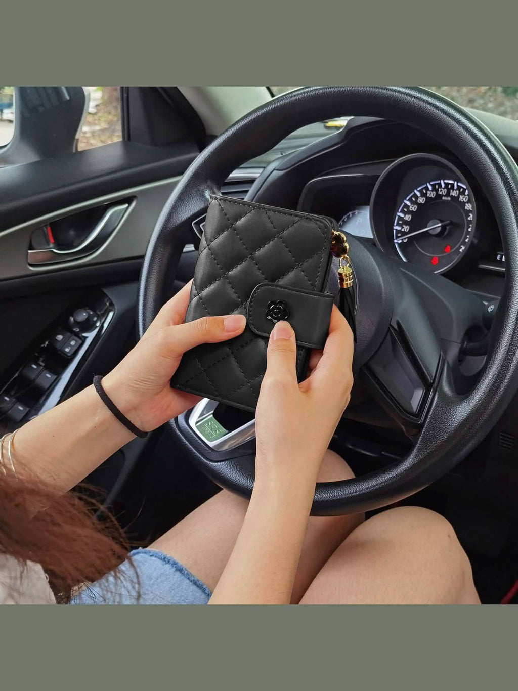 Women PU Leather Clutch Wallet - Courbe et Compagnie