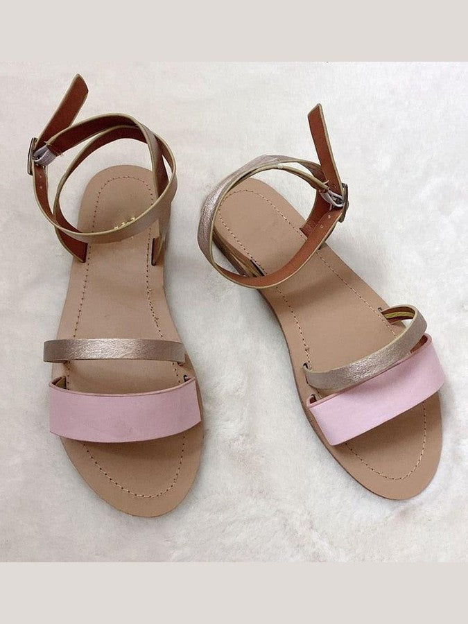 Women Sandals Summer Hollow Out Shoes Open Toe Beach Flats Ladies Footwear Strappy Flat Sandals Adjustable Casual Sandal With Open Toe Slingback Elegant Sandals - Courbe et Compagnie