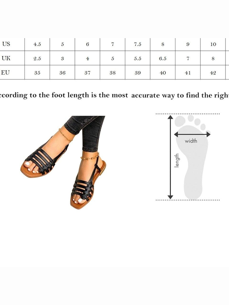 Women Sandals Summer Hollow Out Shoes Open Toe Beach Flats Ladies Footwear Strappy Flat Sandals Adjustable Casual Sandal With Open Toe Slingback Elegant Sandals - Courbe et Compagnie