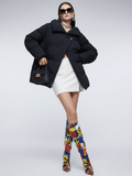 Women's Asymmetric Padded Jacket FLATIRON New Collection Couture in Manhattan BYMANYC ® New York - Courbe et Compagnie