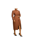 Women's Back Slit Suit Vest Two-Piece Set - Courbe et Compagnie