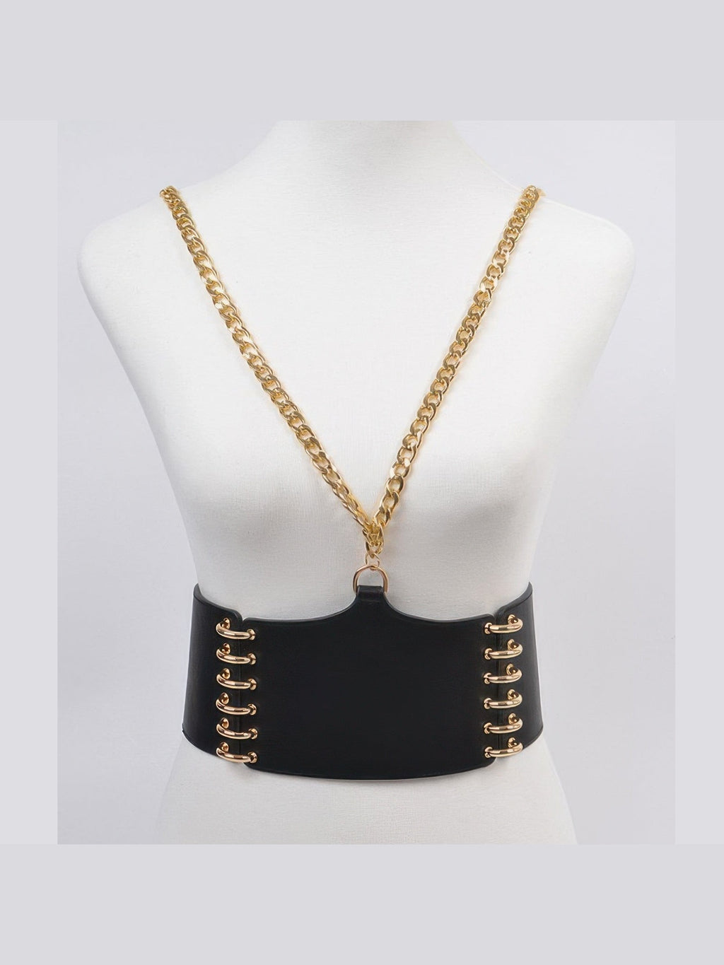 WOMEN'S BELT SOHO Wide Faux Leather Statement BYMANYC ® New York - Courbe et Compagnie