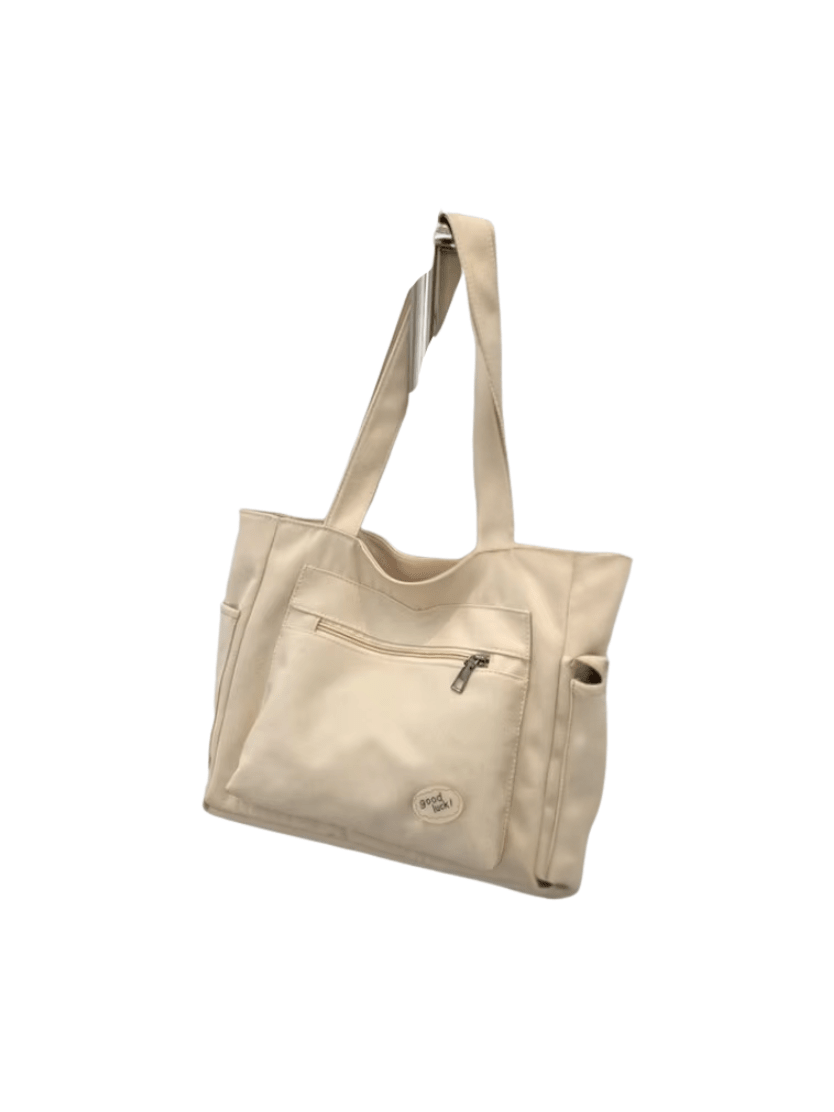 Womens Canvas Tote Bag Large Casual Shoulder Bag - Courbe et Compagnie