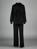 Women's Casual Solid Color Lounge Set - Courbe et Compagnie