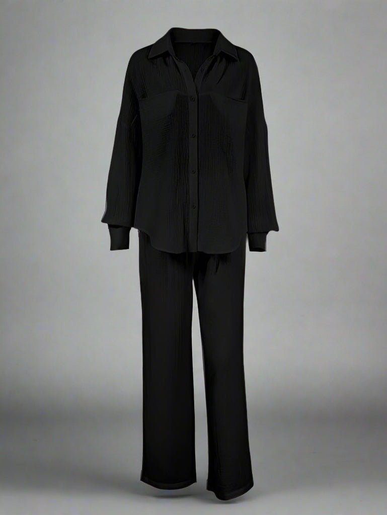Women's Casual Solid Color Lounge Set - Courbe et Compagnie