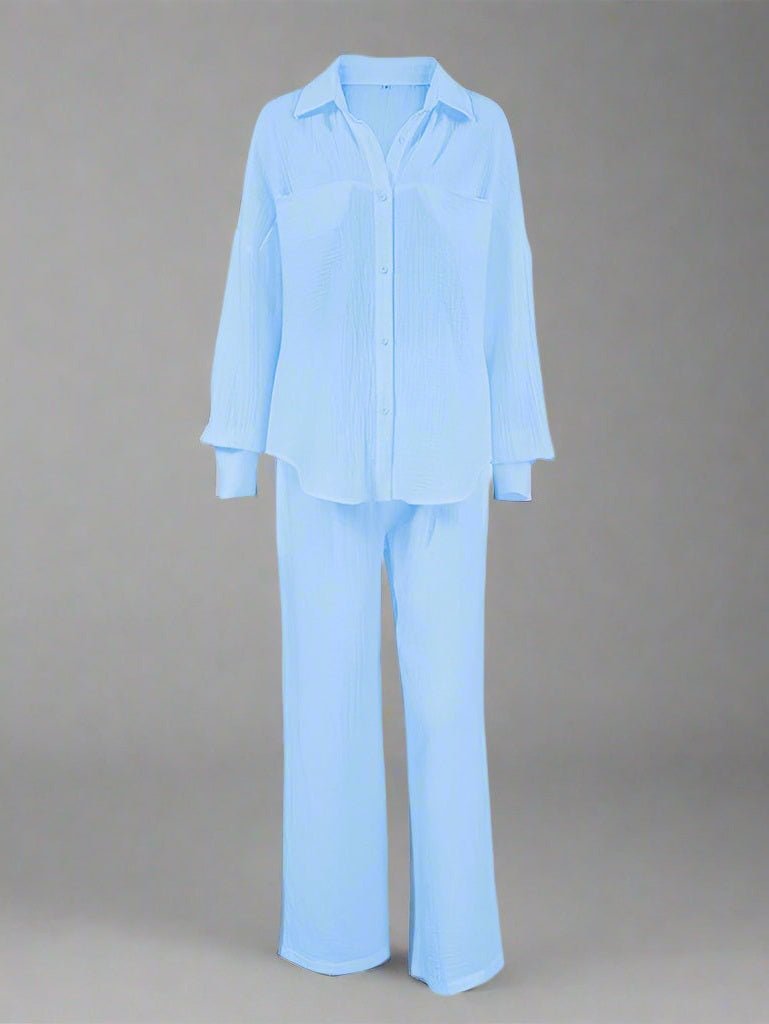 Women's Casual Solid Color Lounge Set - Courbe et Compagnie