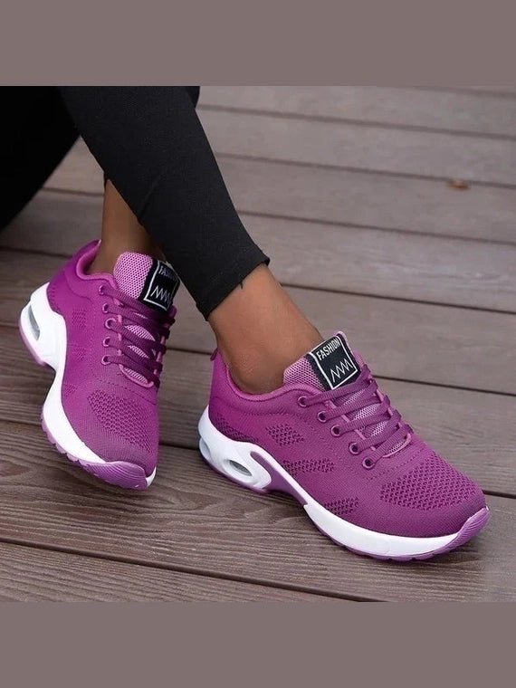 Women's Casual Walking Sneakers — Lightweight Everyday Shoes - Courbe et Compagnie